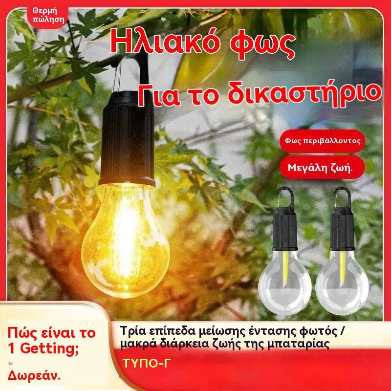 🌞【Αγοράστε 1 και πάρτε 1 δωρεάν】Ηλιακό φωτιστικό βεράντας, ρετρό και ασύρματο, ιδανικό για εξωτερικούς χώρους!