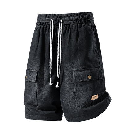 🩳【S-5XL】Ανδρικά καλοκαιρινά παντελόνια Cargo Casual με φαρδιά εφαρμογή 2026, τζιν American High Street☀️