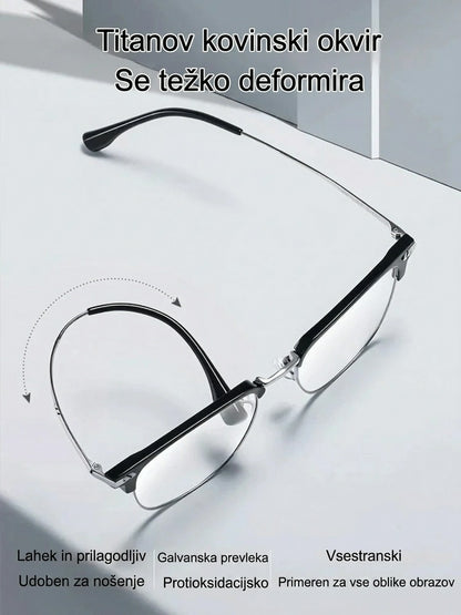 Pametna očala z avtomatskim zoomom proti modri svetlobi