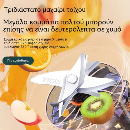 Φορητός Αποχυμωτής Bestseller | 🌟 Φρέσκος Χυμός, Οποτεδήποτε, Οπουδήποτε!