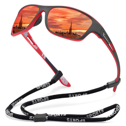 🚵‍♂️😎 【50% έκπτωση 🔥】🕶⚡ Ανδρικά αθλητικά γυαλιά ηλίου, πολωτικά, με καθρέφτη, μοντέρνα και ανθεκτικά στη σκόνη, ιδανικά για ποδηλασία σε εξωτερικούς χώρους