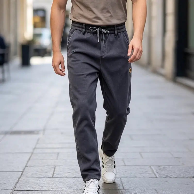 👖【Μεγάλα μεγέθη M-6XL】Μοντέρνα casual παντελόνια με ίσιο κόψιμο και υψηλή ελαστικότητα