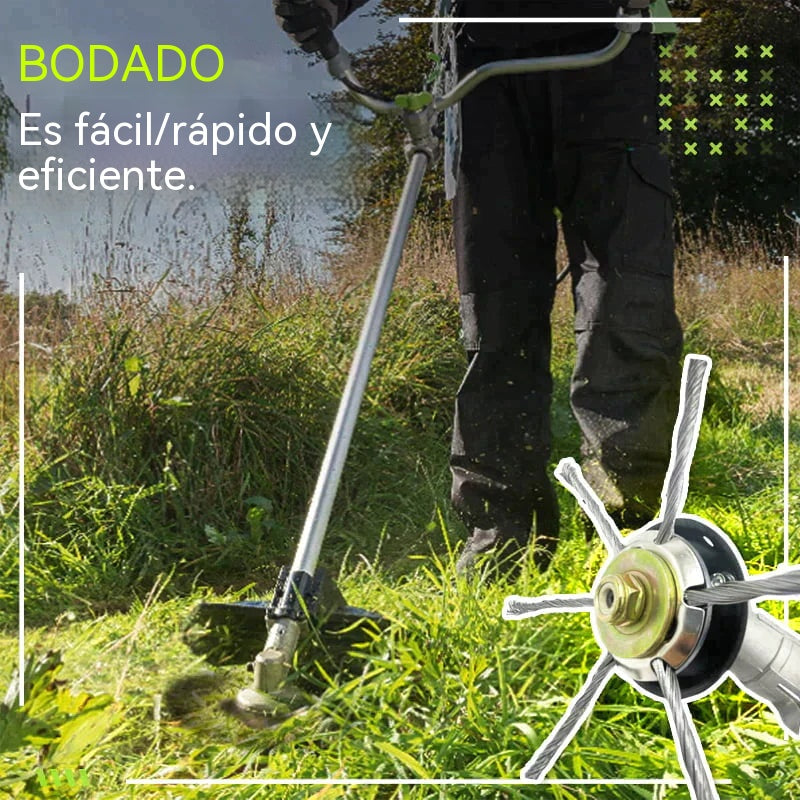 【Compra 1 y llévate 1 gratis：2 piezas】 Cabezal de corte reemplazable para cortacésped/desbrozadora - cabezal de corte de acero para cortar césped 🌿✂️⚙️