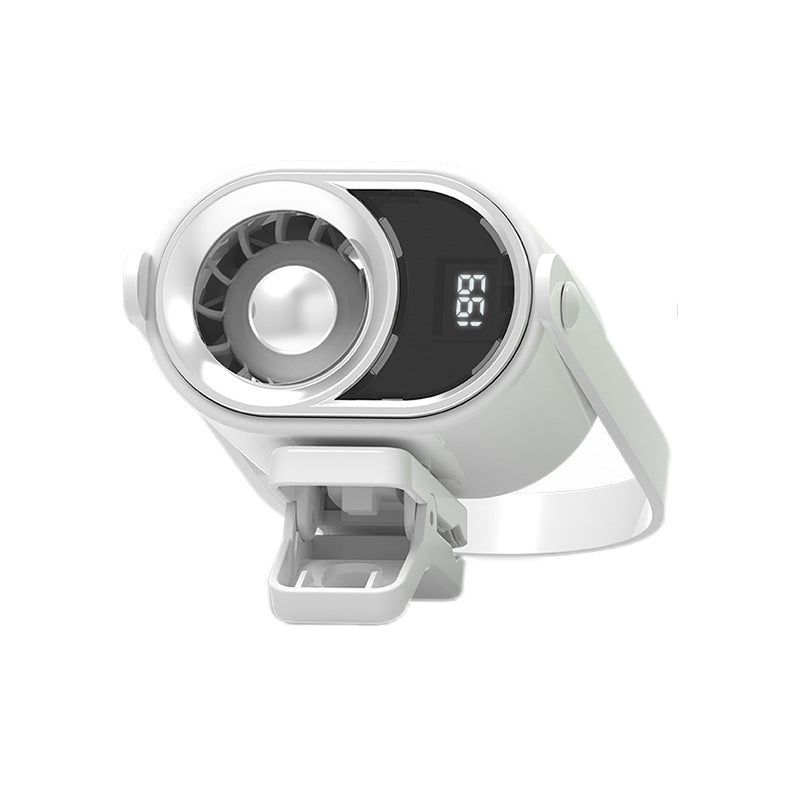 🌀 Ανεμιστήρας hands-free με οθόνη LED, ενσωματωμένο κλιπ και 199 ρυθμιζόμενα επίπεδα