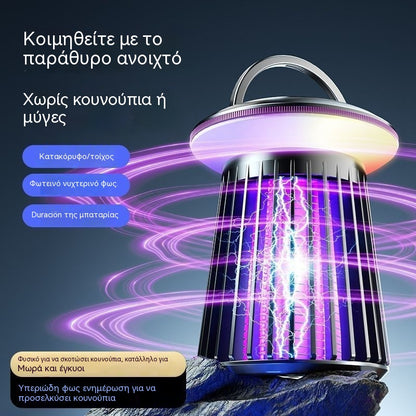 ⚡ Η καλύτερη ηλεκτρική μυγοσκοτώστρα: Μείνετε χωρίς δαγκώματα όλη τη νύχτα! 🌙