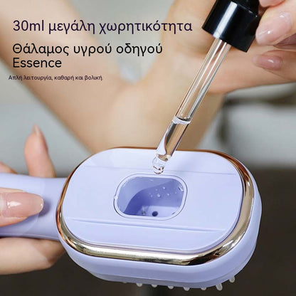 💆‍♀️Χτένα μασάζ τριχωτού της κεφαλής, πολυλειτουργικός εφαρμογέας αιθέριων ελαίων και συσκευή ανάπτυξης μαλλιών
