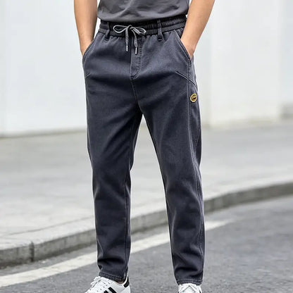 👖【Μεγάλα μεγέθη M-6XL】Μοντέρνα casual παντελόνια με ίσιο κόψιμο και υψηλή ελαστικότητα
