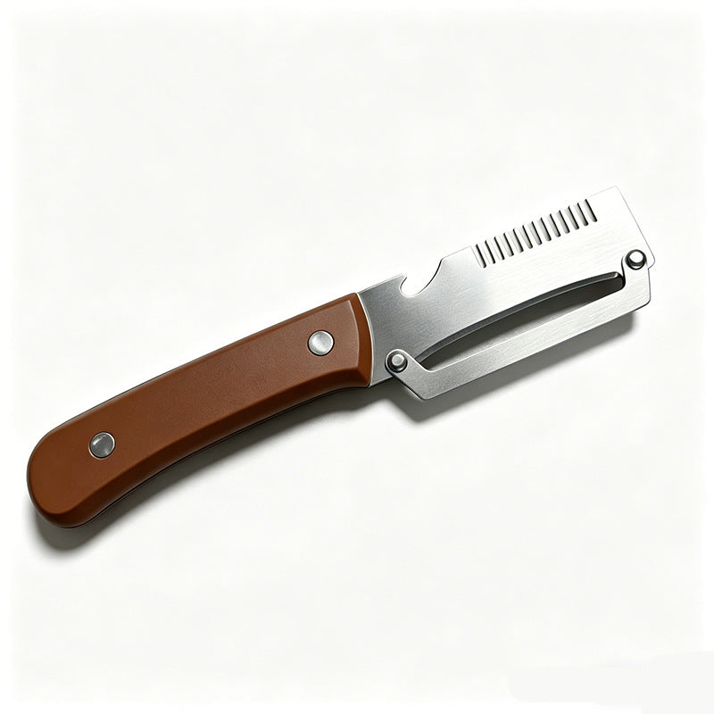 ✅Αγοράστε 1 και πάρτε 1 δωρεάν (2 είδη) 🧅🔪 Πολυλειτουργικός αποφλοιωτής κουζίνας 3 σε 1: Ξεφλουδίστε, κόψτε και ανοίξτε μπουκάλια! 🔥