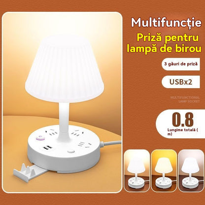 💡🔥Πολυλειτουργικό νυχτερινό φως με ενσωματωμένο πολύπριζο: πρακτικό, κομψό και εξοικονομεί χώρο!