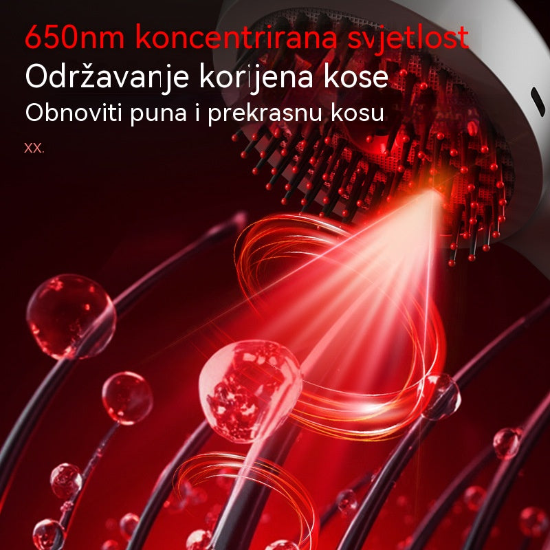 💆‍♀️Češalj za masažu s raspršivačem opušta vlasište, češalj za masažu za stiliziranje i njegu kose za kućnu upotrebu s vibracijskom masažom