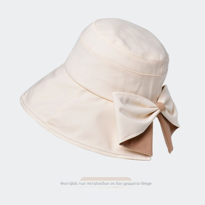🎀🎀 50% έκπτωση 👒 | Ρετρό καπέλο με φιόγκο: πτυσσόμενο και αναπνεύσιμο, απαραίτητο για το καλοκαίρι.