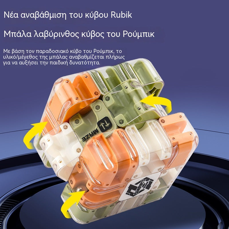 🧒Παλάτι με ρόλερ φαν, κύβος του Ρούμπικ 3x3, μάχη, παιχνίδι παζλ λογικής