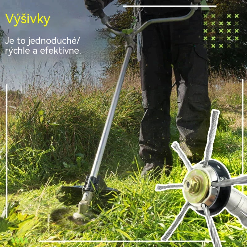 【Kúpte 1 kus a získajte 1 zadarmo: 2 kusy】Vymeniteľná kosačka na kosačku/krovinorez - Oceľová kosačka na kosenie trávy 🌿✂️⚙️