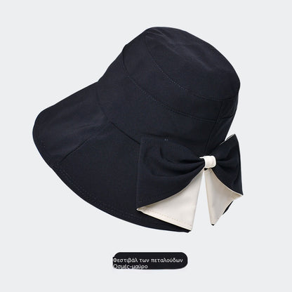 🎀🎀 50% έκπτωση 👒 | Ρετρό καπέλο με φιόγκο: πτυσσόμενο και αναπνεύσιμο, απαραίτητο για το καλοκαίρι.