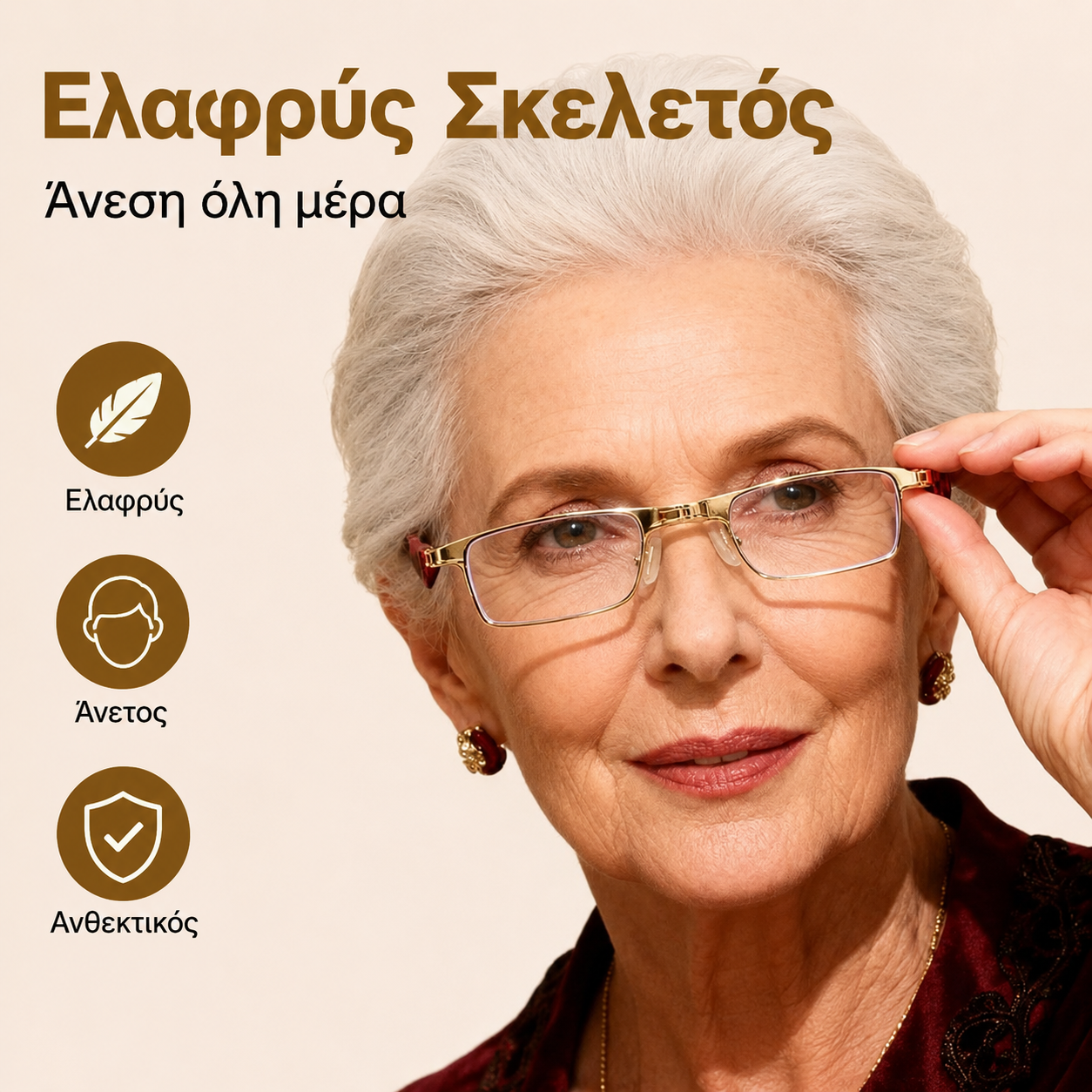 Πτυσσόμενα γυαλιά ανάγνωσης με αντι-μπλε φως και θήκη