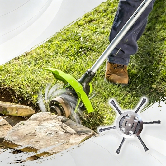 【Compra 1 y llévate 1 gratis：2 piezas】 Cabezal de corte reemplazable para cortacésped/desbrozadora - cabezal de corte de acero para cortar césped 🌿✂️⚙️