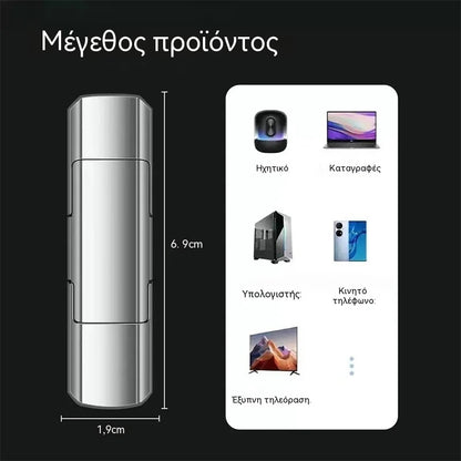 16TB USB Memory Stick Type-C Διπλή Διεπαφή, Μεταλλική Μονάδα Flash Υψηλής Ταχύτητας, Συμβατό με Τηλέφωνο και Υπολογιστή, Σχεδίαση σε Στυλ Sports Car