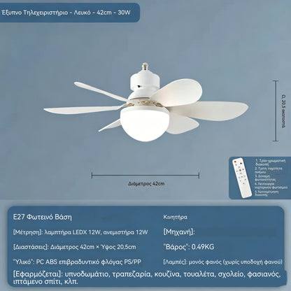 ⏳Ειδική προσφορά τελευταίας ημέρας 🔥  Εξαιρετικά αθόρυβο με τηλεχειριστήριο 🎯  Κατάλληλο για υπνοδωμάτια 😴, κουζίνες 👩‍🍳 και γκαράζ 🛠️