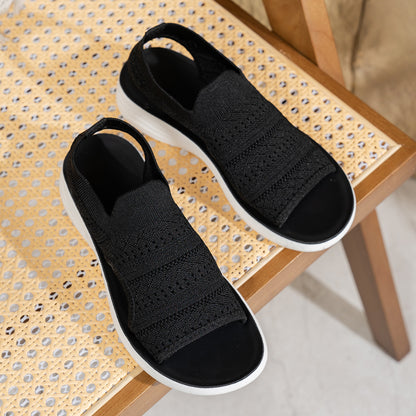 👡Γυναικεία αναπνεύσιμα πλεκτά σανδάλια πλατφόρμας