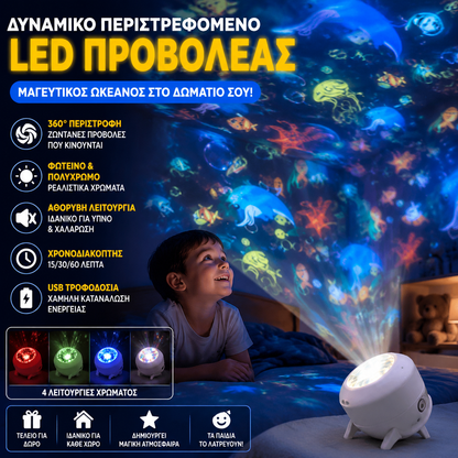 💖🌙2026 Δυναμικά περιστρεφόμενος λαμπτήρας προβολέα LED! ☁️🔥✨