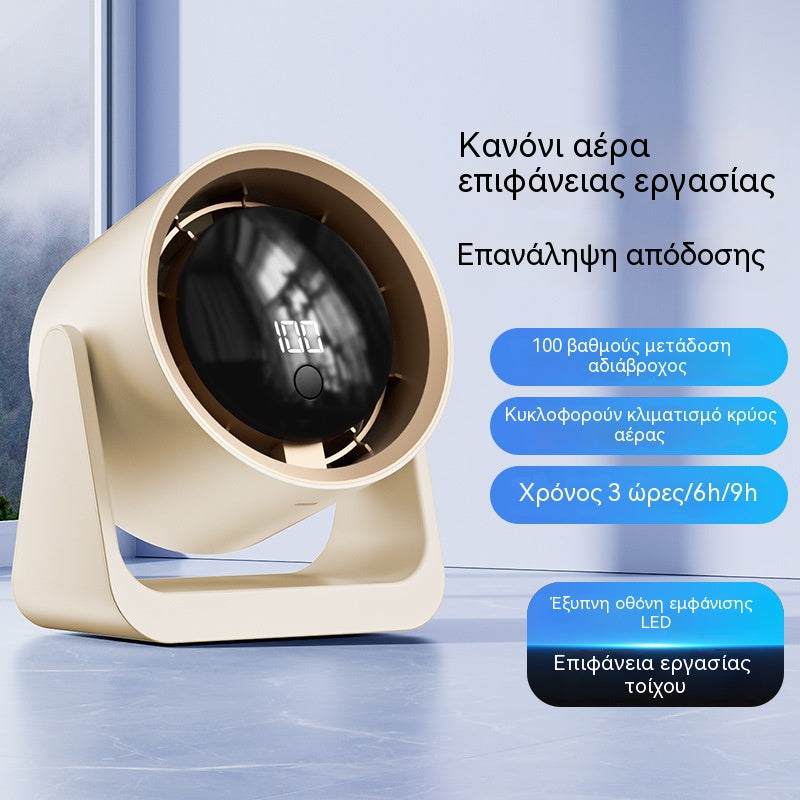 Ανεμιστήρας κυκλοφορίας υψηλής ταχύτητας 100 ταχυτήτων, φορητός μίνι ανεμιστήρας