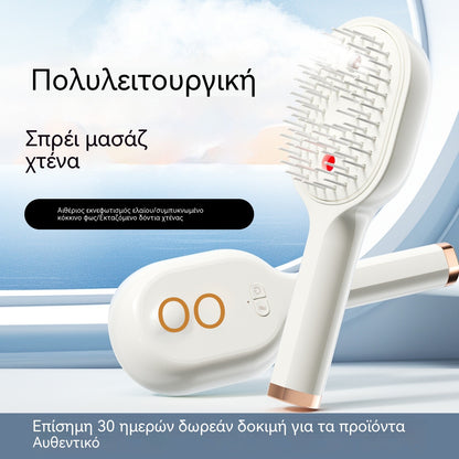 💖💨Μια χτένα με λειτουργία ψεκασμού με ένα κουμπί για να αποτρέπει αποτελεσματικά το μπέρδεμα των μαλλιών.