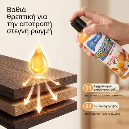 🔥Προσφορά περιορισμένης διάρκειας✨Φυσική κρέμα μελισσών υψηλής απόδοσης για γυάλισμα και καθαρισμό ξύλου.