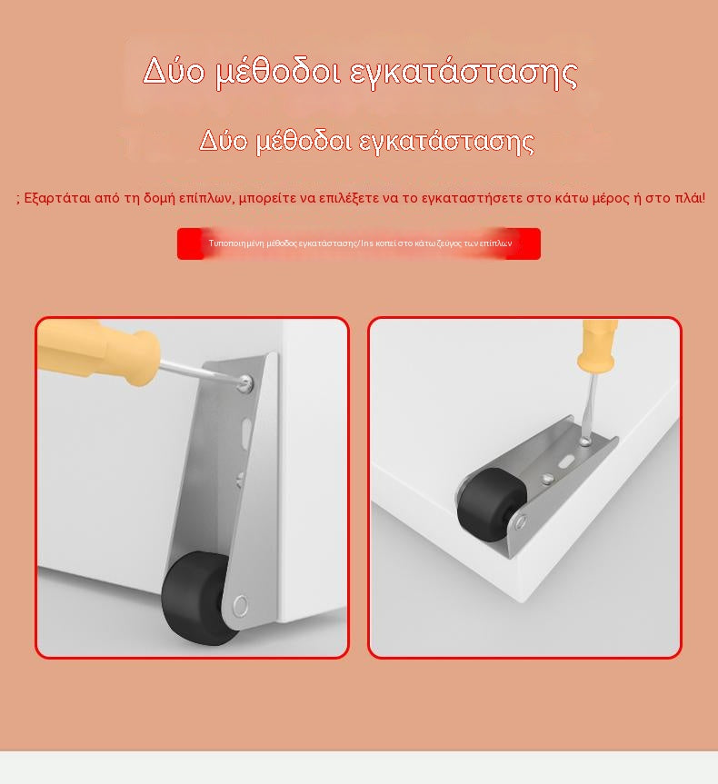 39% OFF✅【8 Τροχοί + 32 Βίδες】🚪 Στήριγμα Συρόμενης Πόρτας με Τροχούς – Αθόρυβη, Ρυθμιζόμενη και Εύκολη στην Εγκατάσταση 🔧