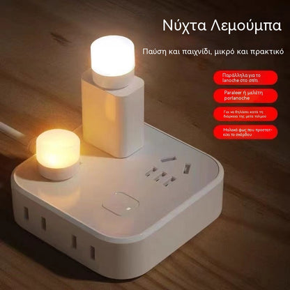 💡【10 τεμάχια】Δημιουργικό νυχτερινό φως USB, ασύρματη προστασία ματιών, μικρό επιτραπέζιο φωτιστικό για υπνοδωμάτιο, διακοσμητικά στολίδια με σύνδεση, ατμοσφαιρικό νυχτερινό φως