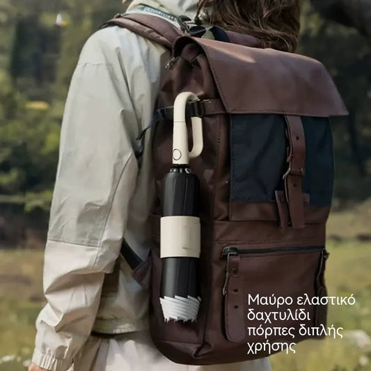 🥳Καυτές πωλήσεις🥳💥Ομπρέλα με ανακλαστική ταινία ασφαλείας με αγκράφα, χειροκίνητη/ενισχυμένη από υαλοβάμβακα/διπλής χρήσης για ήλιο και βροχή